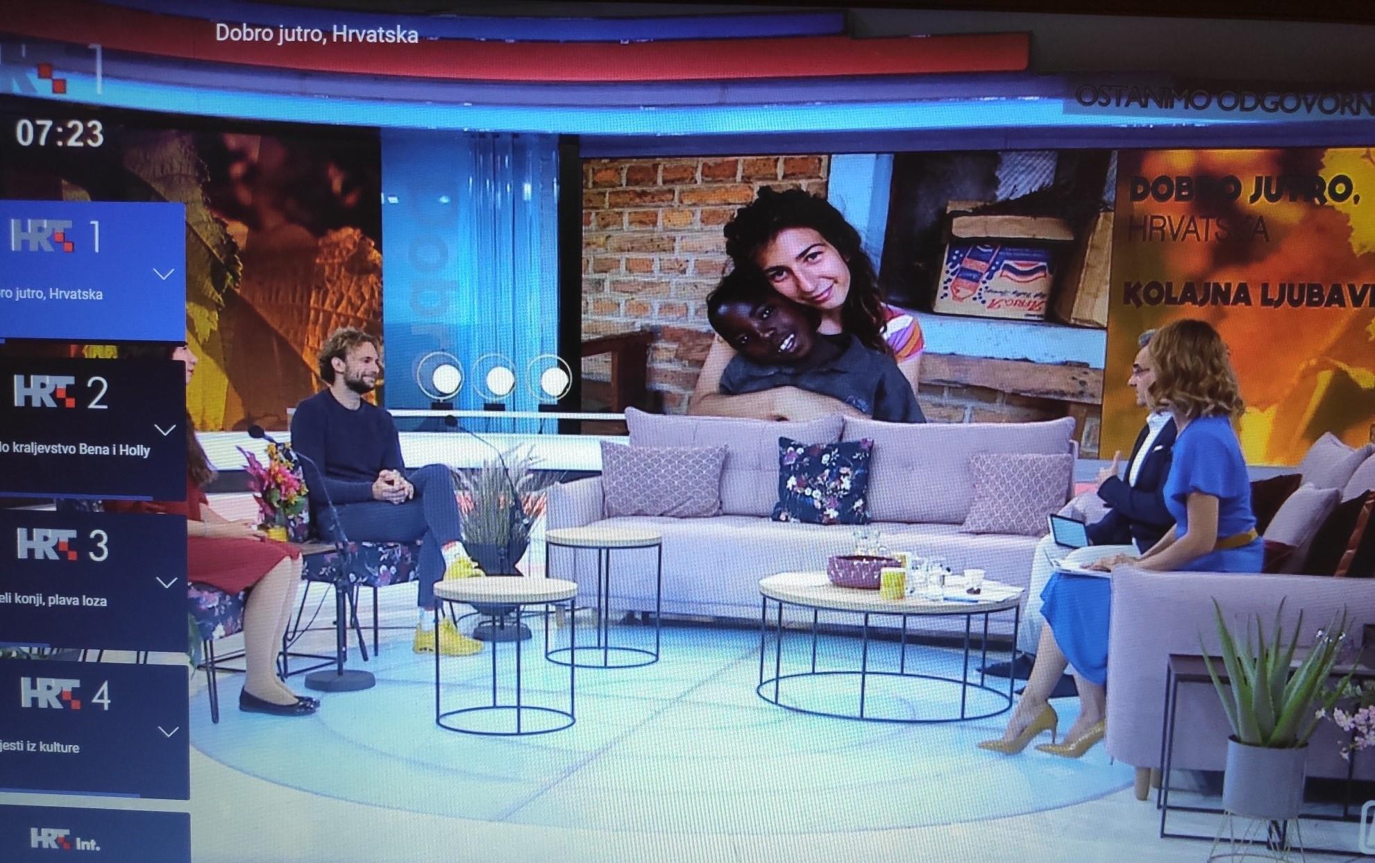 Kolajna ljubavi in TV show Good Morning Croatia